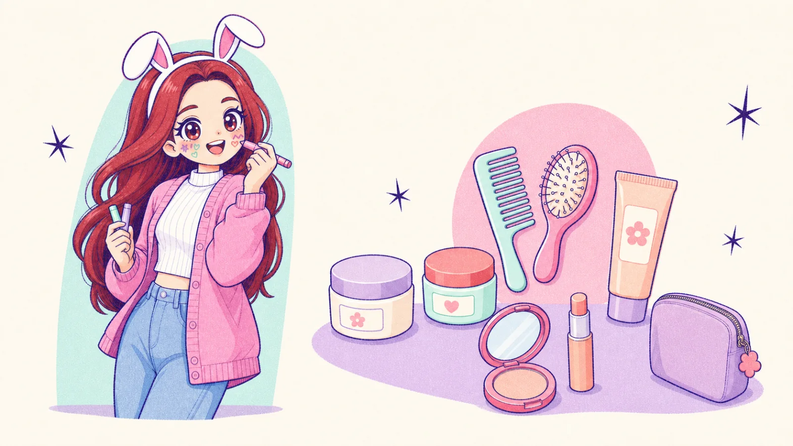 Ilustración de la categoría Maquillaje 💄