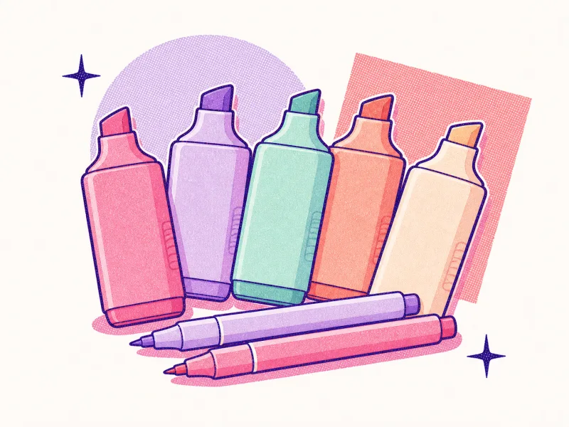 Marcadores y Resaltadores 🖍️