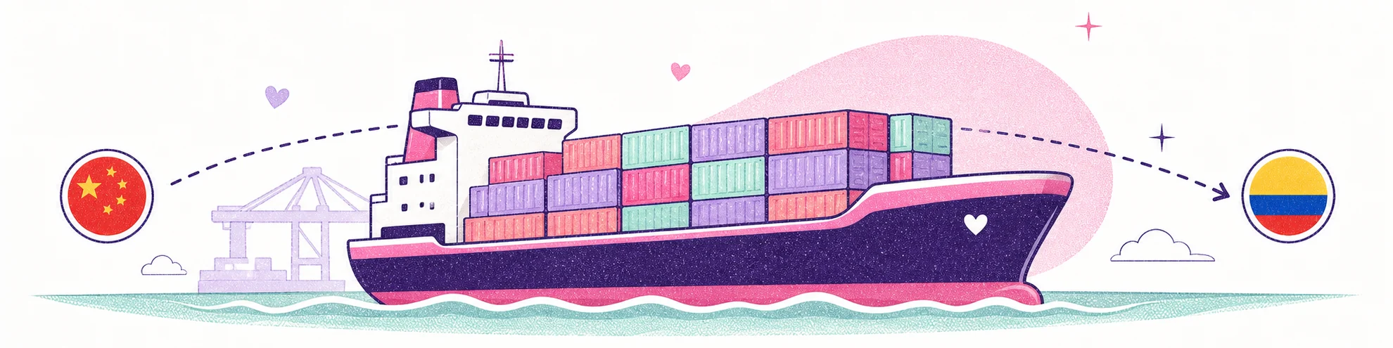 Contenedores y cajas mayoristas preparados para importación desde China