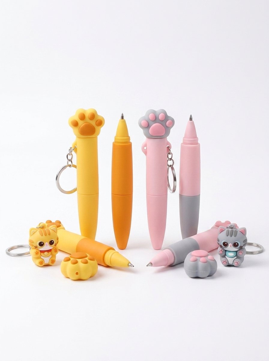 Llavero Estuche con Bolígrafo Huella Kuki Pinky 🐾 - Image 2