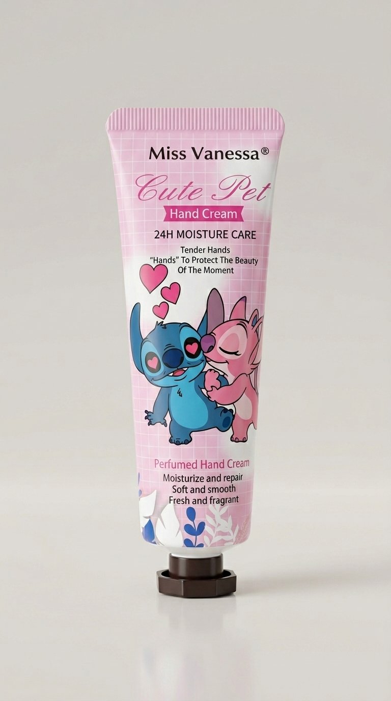 Set de 5 Cremas para Manos Stitch & Family Cute Pack 💖 - Image 3