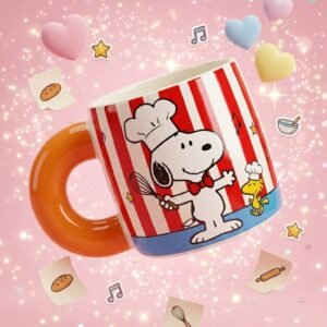Mug Snoopy Gigante Sweet Mornings Ceramic ☕