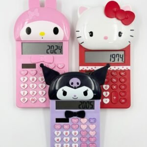 Calculadora Grande Kuromi Pastel Purple Gothic 💜