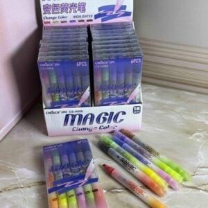 ESTUCHE MARCADOR MAGICO DOBLEPUNTA X6