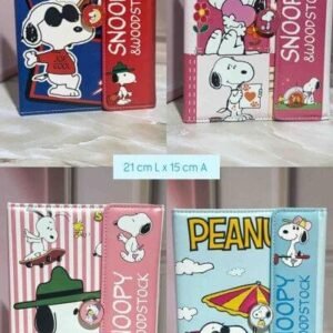 AGENDA PORTADA ACOLCHADA ( CONCIERRE HIMAN ) SNOOPY