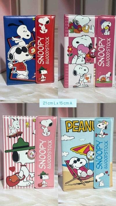 AGENDA PORTADA ACOLCHADA ( CONCIERRE HIMAN ) SNOOPY