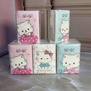 PAQUETE DE PAÑUELOS GATOS X9