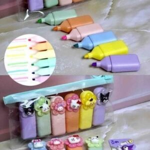 ESTUCHE X 6 RESALTADORES SANRIO