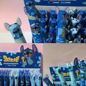 BOLIGRAFO 2 MINAS STITCH (NEGRO YAZUL)