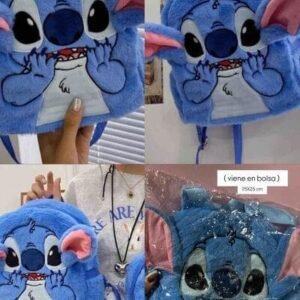 MALETA PELUCHE STITCH 25X25 CM