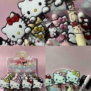 BOLIGRAFO HELLO KITTY GOMA 3DTINTA NEGRA