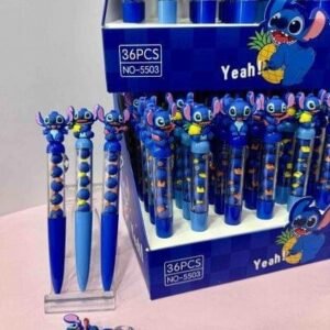 BOLIGRAFO CABEZAS 3D GOMA TINTANEGRA
