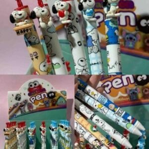 BOLIGRAFO RETRACTIL SNOOPY 3DTINTA NEGRA