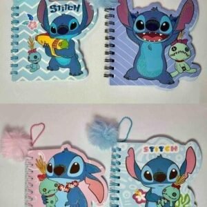 AGENDA ARGOLLADA STITCH CONLLAVERO DE PELUCHE
