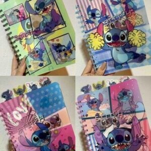 AGENDA ARGOLLADA PORTADAHOLOGRAMADA STITCH