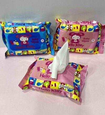 BOLSA DE PAÑITOS HELLO KITTY X20WIPES