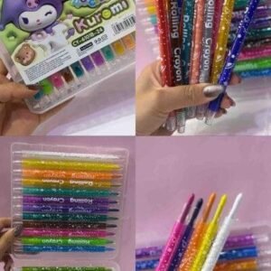 ESTUCHE DE CRAYOLA GIRATORIAPASTA DURA X24 KUROMI