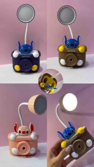 LAMPARA STITCH CON TAJALAPIZ YPORTA ESFERO