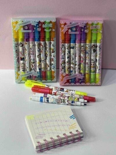 2 EN 1 ESTUCHE X8 SELLO RODILLOCON PLUMON LA BUBU