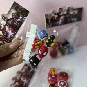 BOLSITA DE PINES X5 SUPER HEROES