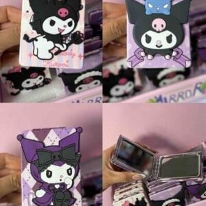 ESPEJO DOBLE KUROMI 3D GOMA