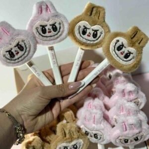 BOLIGRAFO RETRACTIL PELUCHE LABUBU TINTA NEGRA
