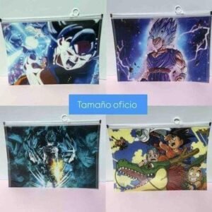 SOBRE TAMAÑO OFICIO CIERREHERMETICO DRAGON BALLZ