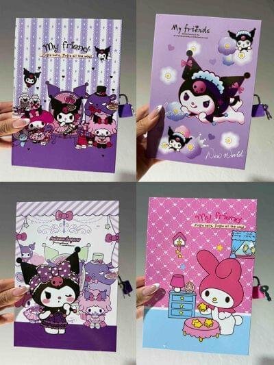DIARIO CON CANDADO SANRIO