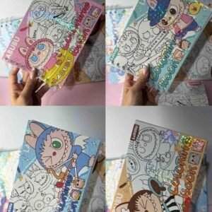 LIBRO ARGOLLADO PARA COLOREARLA BUBU