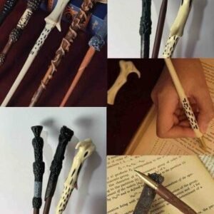 VARITA HARRY POTTER PUNTA DEBOLIGRAFO TINTA NEGRA