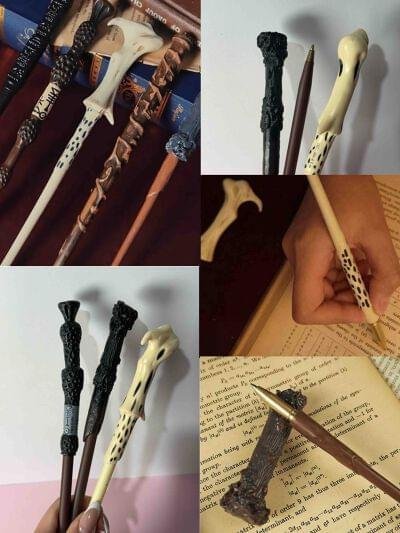 VARITA HARRY POTTER PUNTA DEBOLIGRAFO TINTA NEGRA