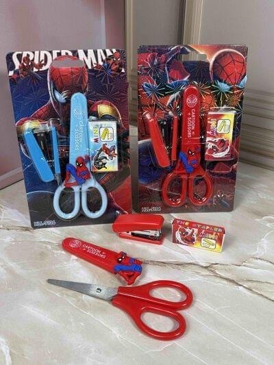 KIT TIJERA PUNTA ROMA CONCOSEDORA Y GANCHOS DE REPUESTOSPIDERMAN