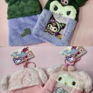 PORTA CARNET DE PELUCHE SANRIOTIPO LLAVERO