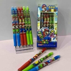 CAJA X12 BOLIGRAFO TINTABORRABLE SUPER MARIO