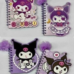 AGENDA ARGOLLADA KUROMI (LLAVERO DE PELUCHE )