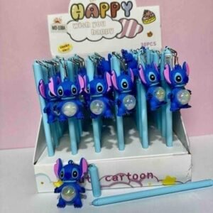 BOLIGRAFO TINTA NEGRA CONLLAVERO DE LUZ STITCH
