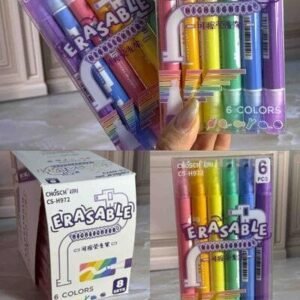 ESTUCHE X6 RESALTADOR BORRABLE