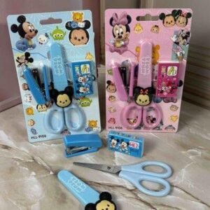 KIT TIJERA Y COSEDORA MINI CONREPUESTOS MIKEY Y MINNIE