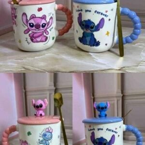 POCILLO CON CUCHARA STITCH