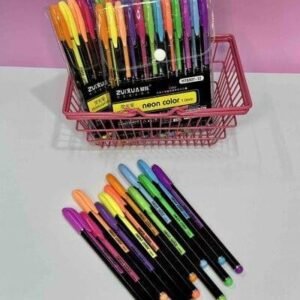 ESTUCHE X12 BOLÍGRAFOS NEÓNCOLOR TINTA EN COLORES GEL (NEÓN )