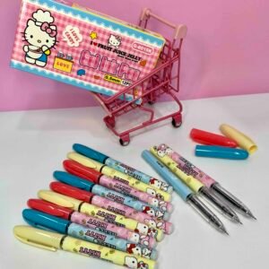 CAJA X12 BOLIGRAFO TINTA NEGRA HELLO KITTY