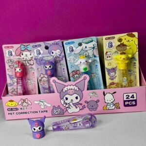 CAJA X24 CORRECTORES SANRIO CINTA BLANCA