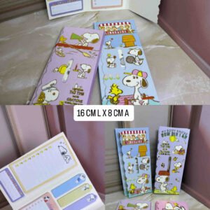LIBRO NOTAS ADHESIVAS SNOOPY
