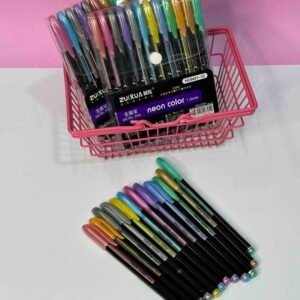 BOLIGRAFO NEON COLOR X12 METALIZADO