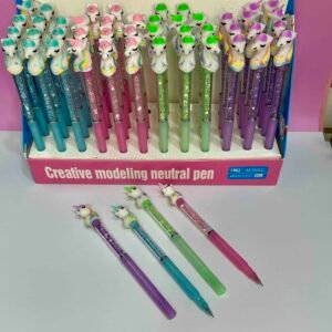 CAJA X48 BOLIGRAFOS UNICORNIO CRISTAL ESCARCHA