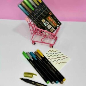 MARCADOR METALIZADO ESTUCHE X6