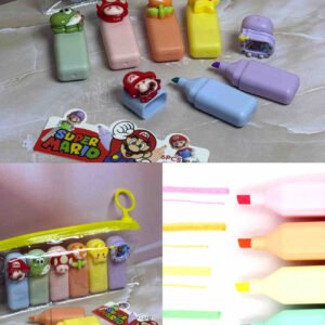 ESTUCHE X 6 RESALTADORES MARIO BROS