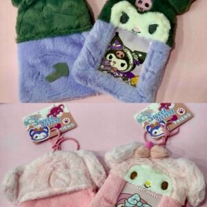 PORTA CARNET DE PELUCHE SANRIO TIPO LLAVERO