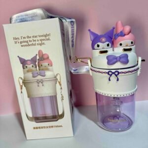 TERMO SANRIO CON DOBLE ORIFICIO (MATERIAL PLASTICO)