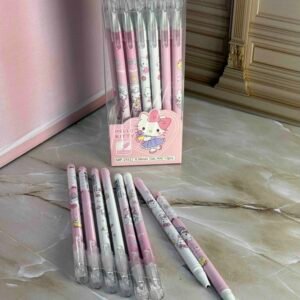 CAJA X12 BOLIGRAFO TINTA NEGRA BORRABLE HELLO KITTY
